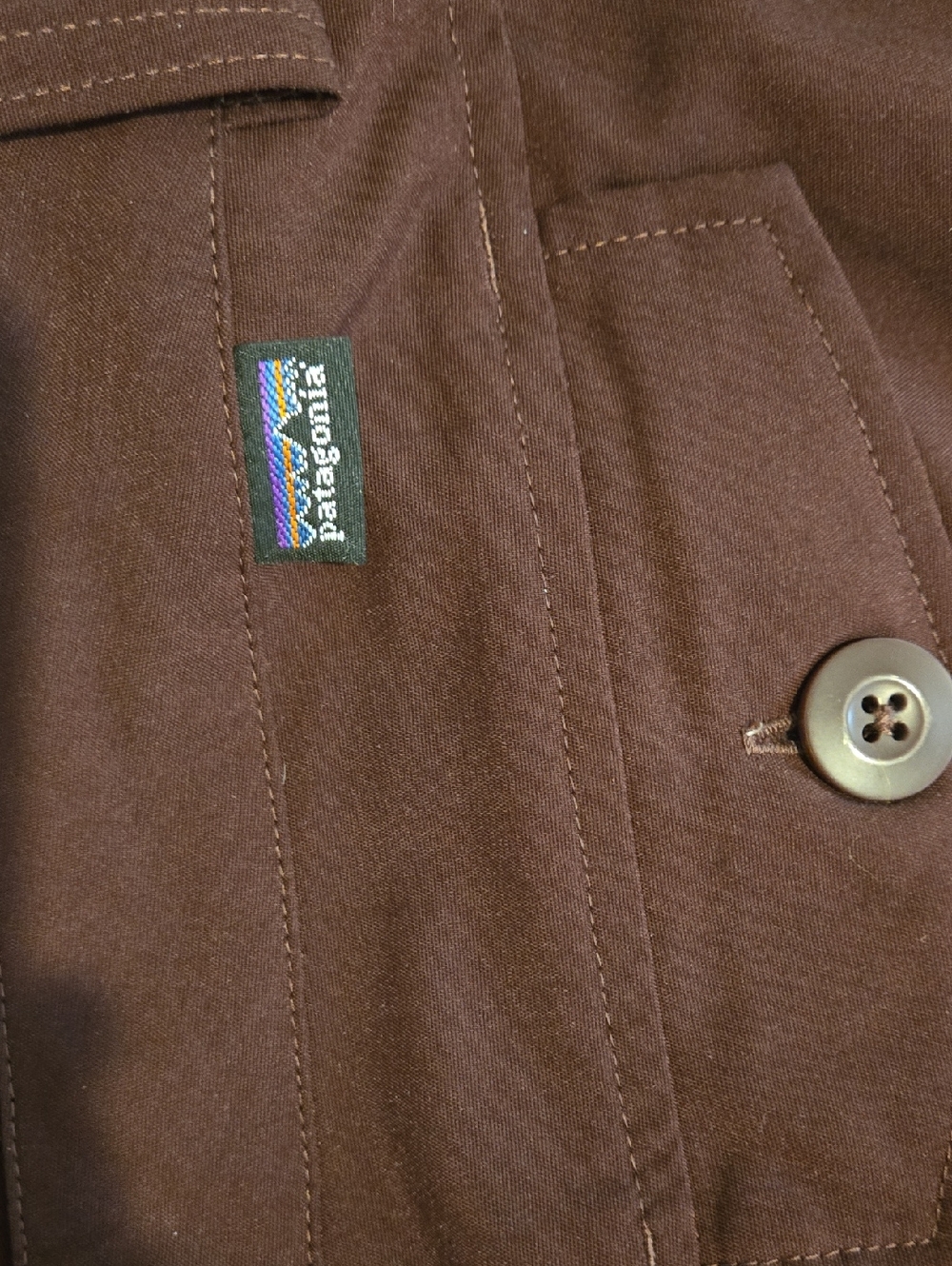 Patagonia Burgundy Brown Hidden Pocket Lightweight Pants - Picture 6 of 8